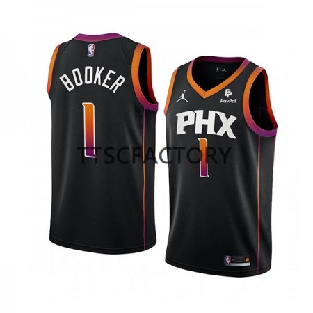 Dres Phoenix Suns Devin Booker 1 Jordan 2022-23 Statement Edition Crno Swingman - Muške